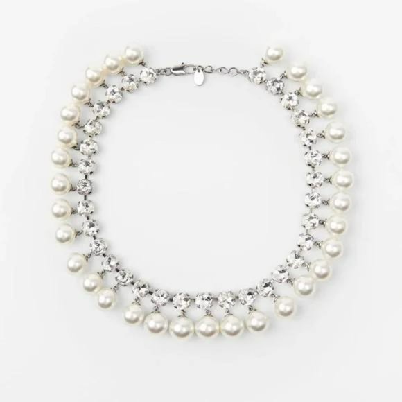 ZARA PEARL JEWEL NECKLACE - Picture 2 of 4